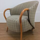 Pair of 80's Cinna design armchairs