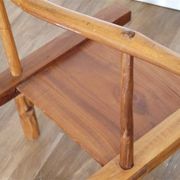 Chaise vintage brutaliste "Baoulé" 1950