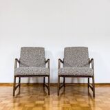 Kvadrat Customizable Pair Of Restored Mid Century Armchairs, 1960s