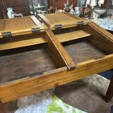 Double-opening sloped desk