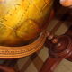 Vintage rolling bar globe