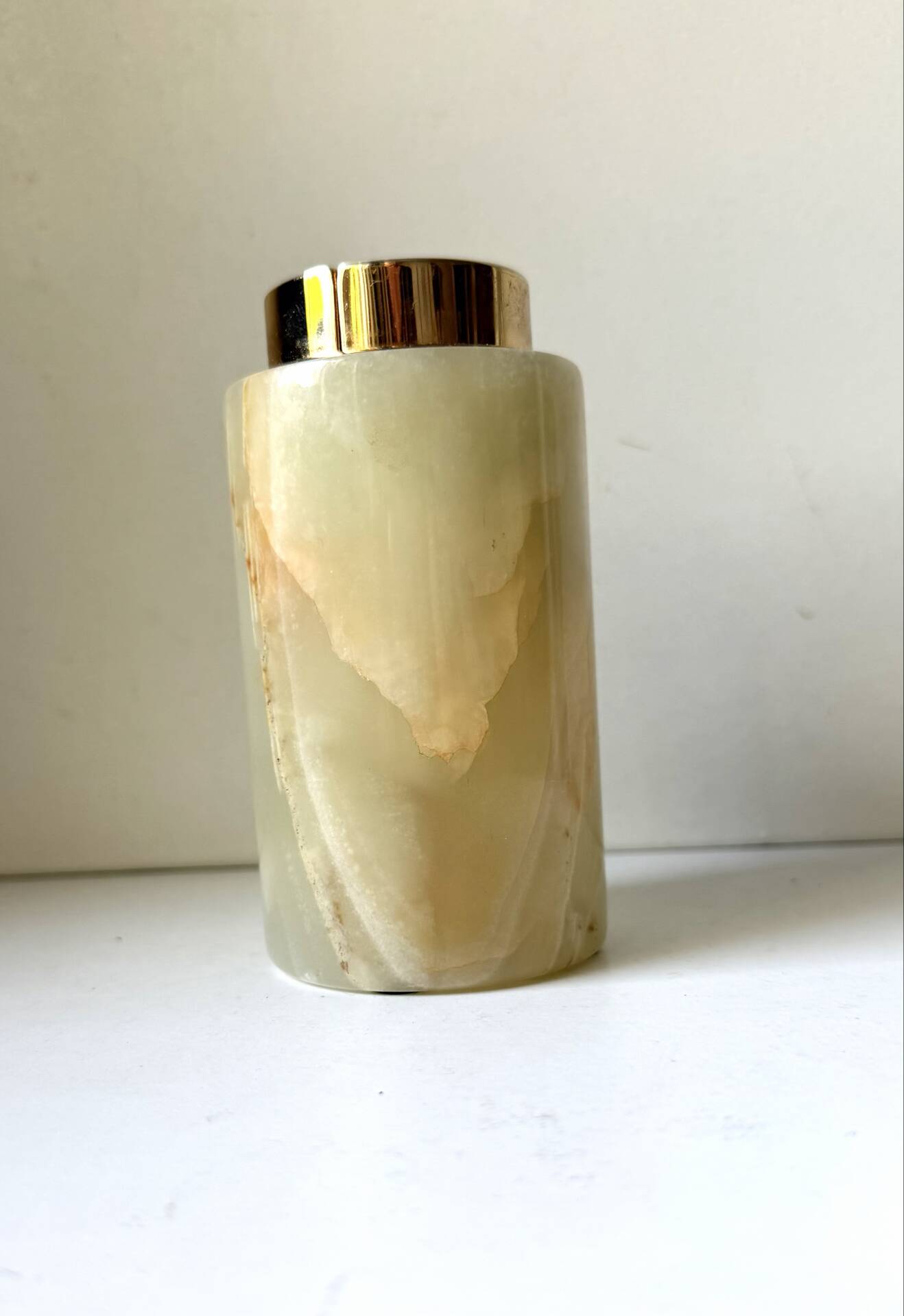 Briquet de table en marbre onyx vintage SAROME Japon