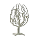 White brutalist tree candle holder “tree of life” 1970s.