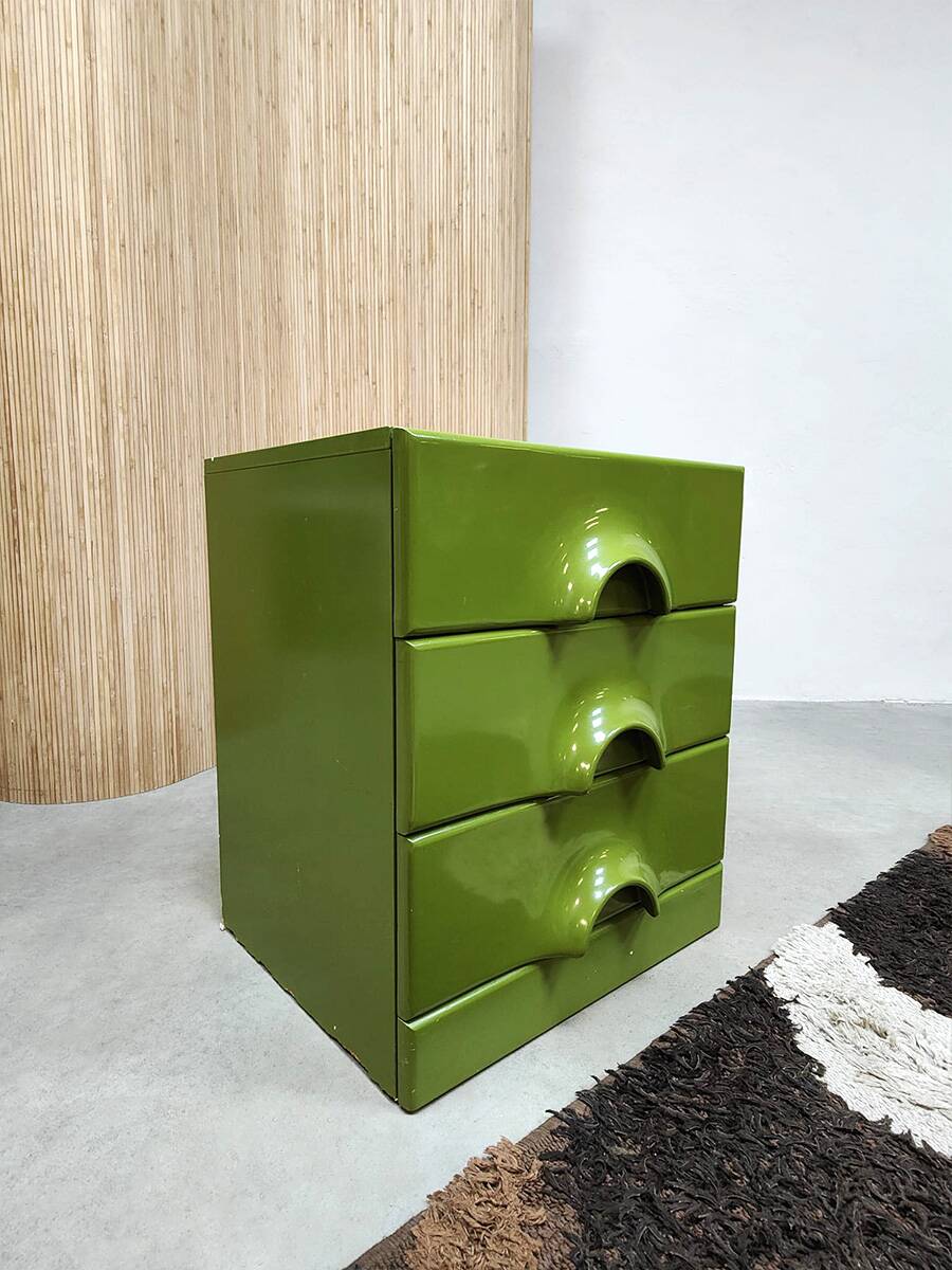 Vintage Space age chest of drawers sidetable