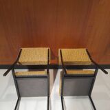 Pair Pierre Guariche style armchairs from the 50s