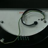 Pair of metal and plexiglass wall lights
