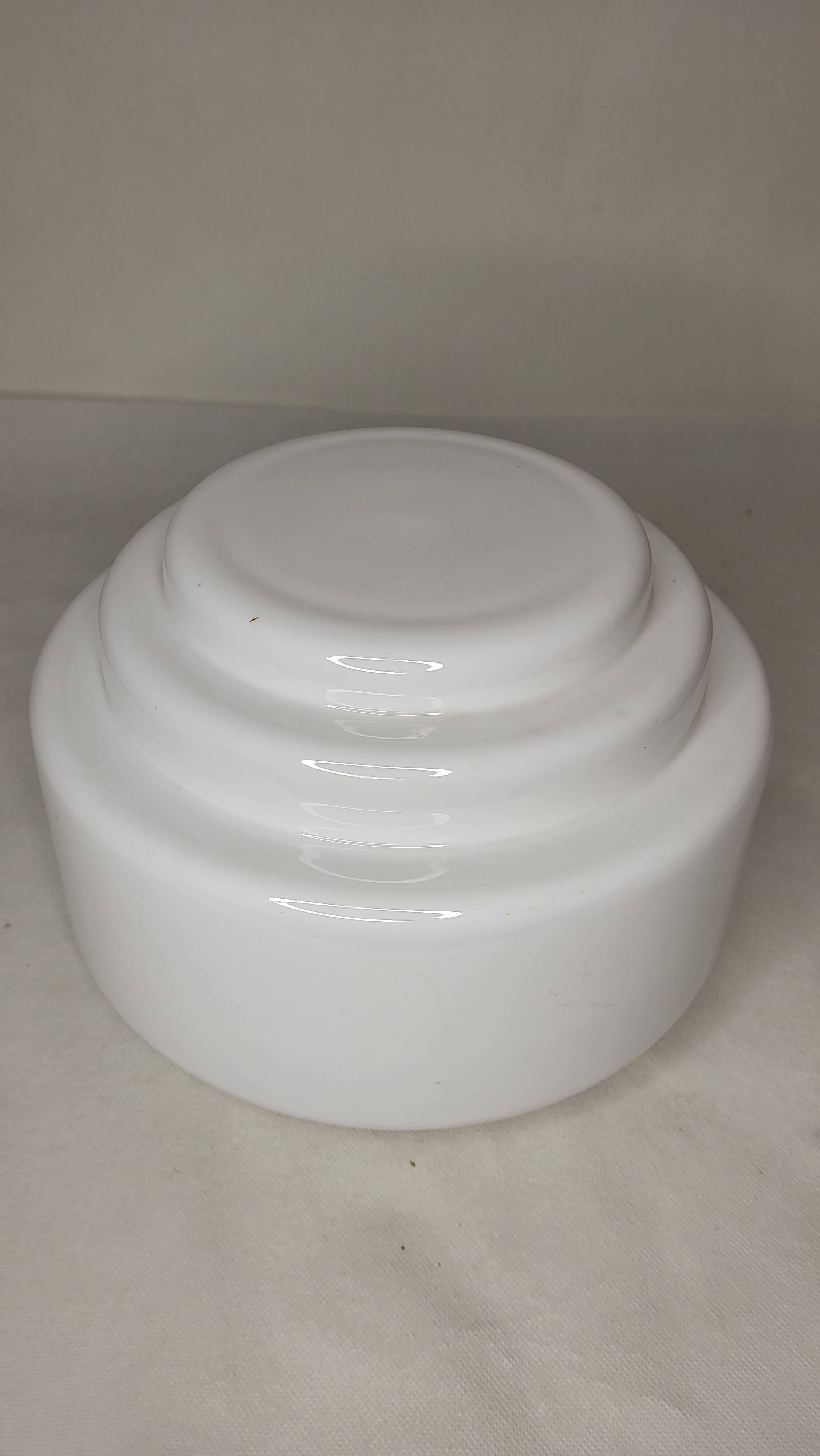 Art Deco ceiling light in opaline glass