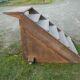 Staircase access scenic / shelf on roullettes