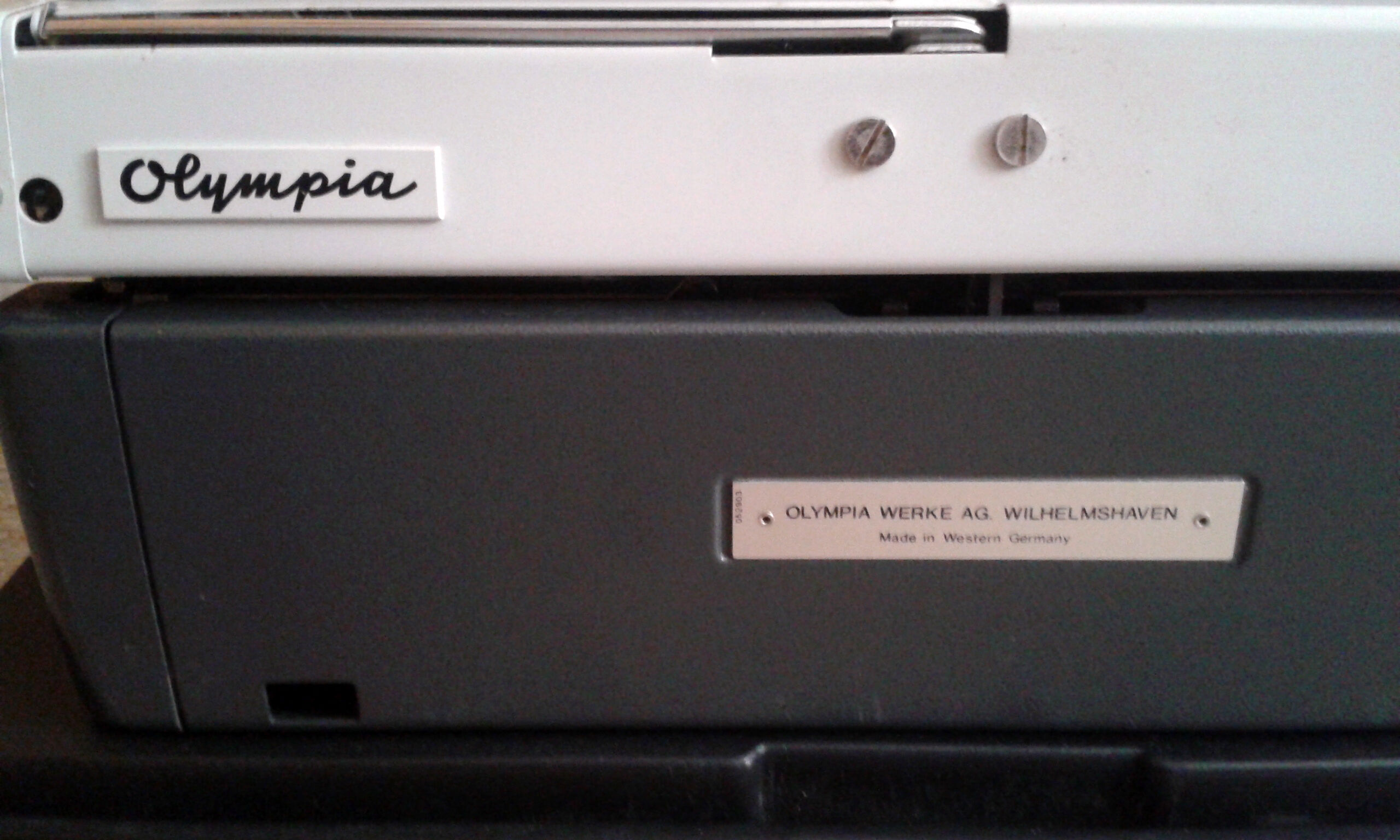 Olympia typewriter