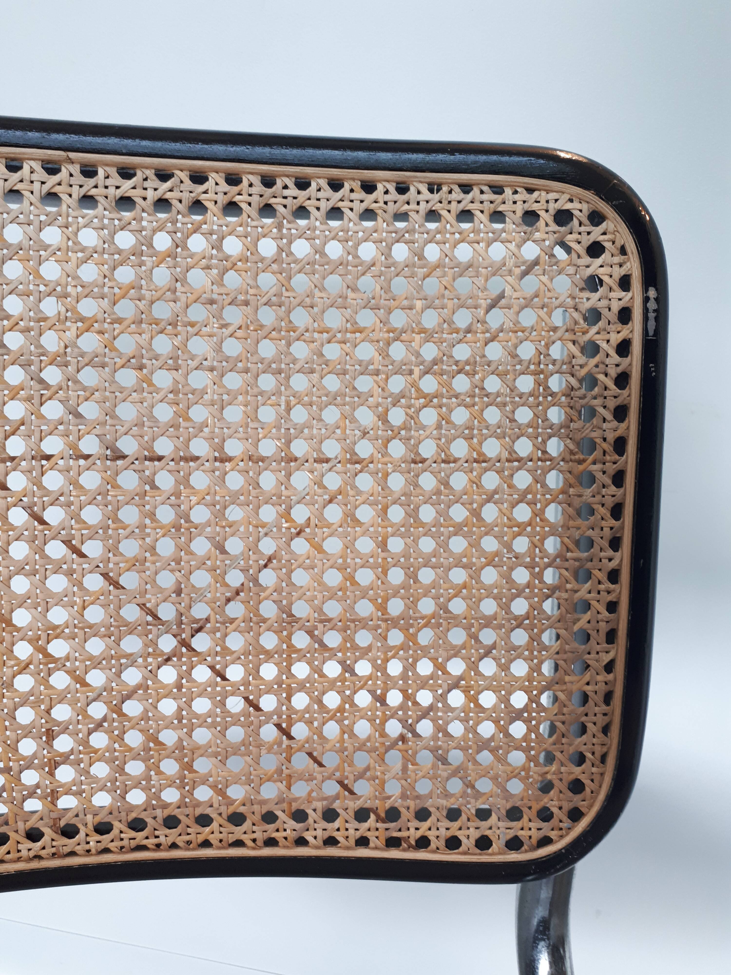 Paire de chaises Cesca par Marcel Breuer