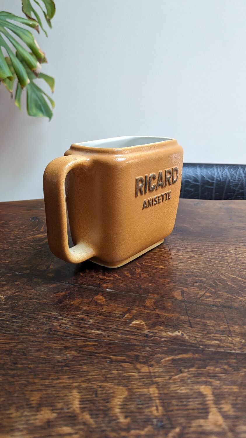 Ricard stoneware pitcher