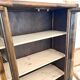 Armoire vitrée en bambou et cannage
