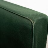 Vintage Mid Century Clubchairs - Cocktail Chairs in dark green fabrics 60s