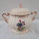 Rustic Sugar Bowl Digoin Sarreguemines 1930