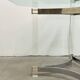 Octagonal dining table, Italian design, circa 1970.