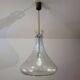 Designer drop pendant in blown and bubbled glass, Capital Lighting