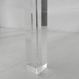 Vintage coffee table on perspex legs