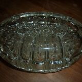 Pique fleurs en verre ovale