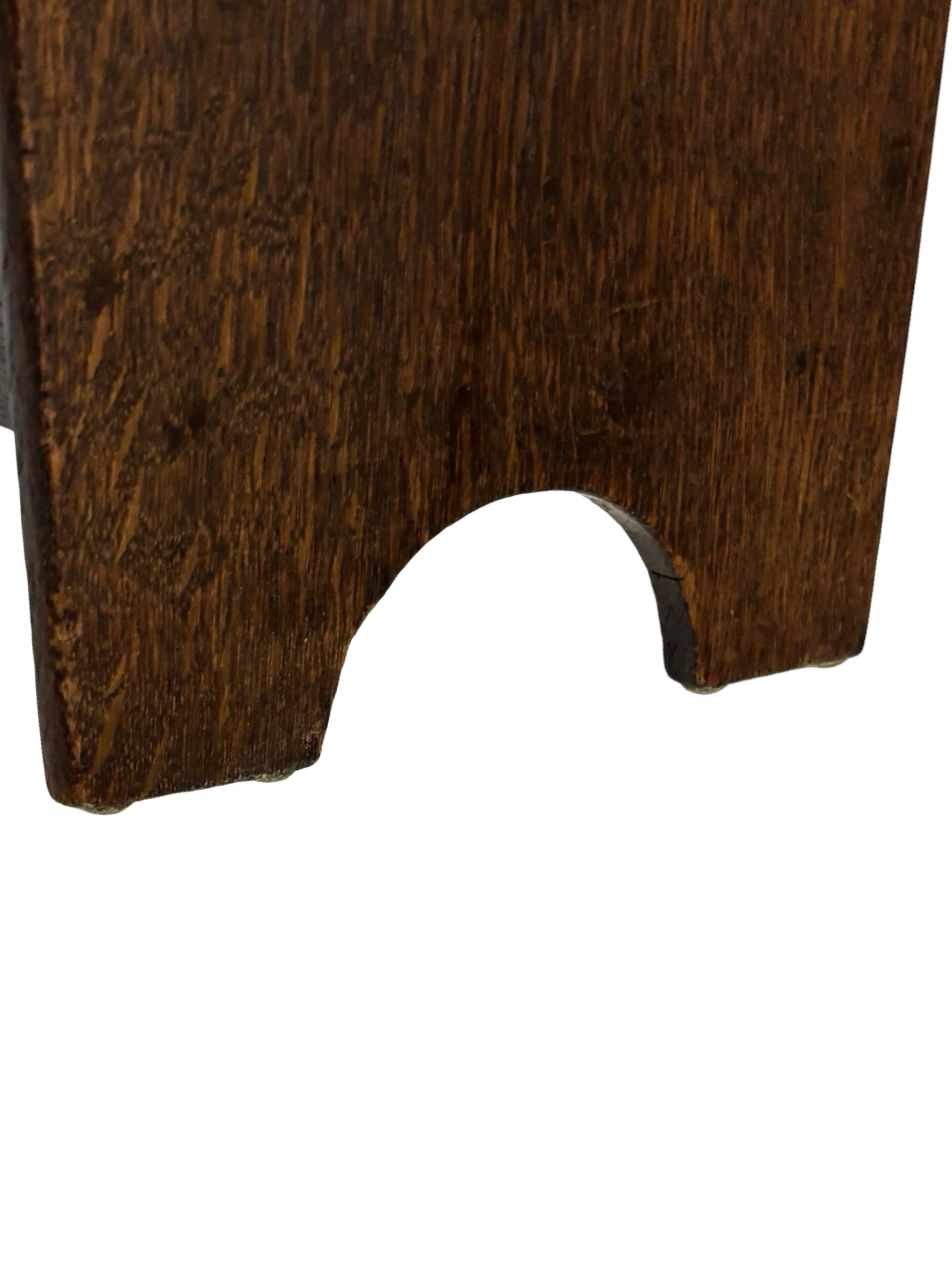 Art Deco Oak Newspaper Rack Magazine Rack 1950s design