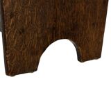 Art Deco Oak Newspaper Rack Magazine Rack 1950s design