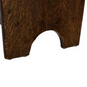 Art Deco Oak Newspaper Rack Magazine Rack 1950s design