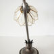 Metal flower lamp and ancient mother-of-pearl