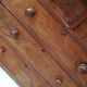 Commode anglaise placage acajou doré
