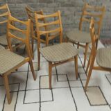 Set de 6 chaises scandinaves par Bähre Mignon Möbel 1960