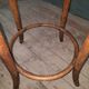 Tabouret haut en bois courbé