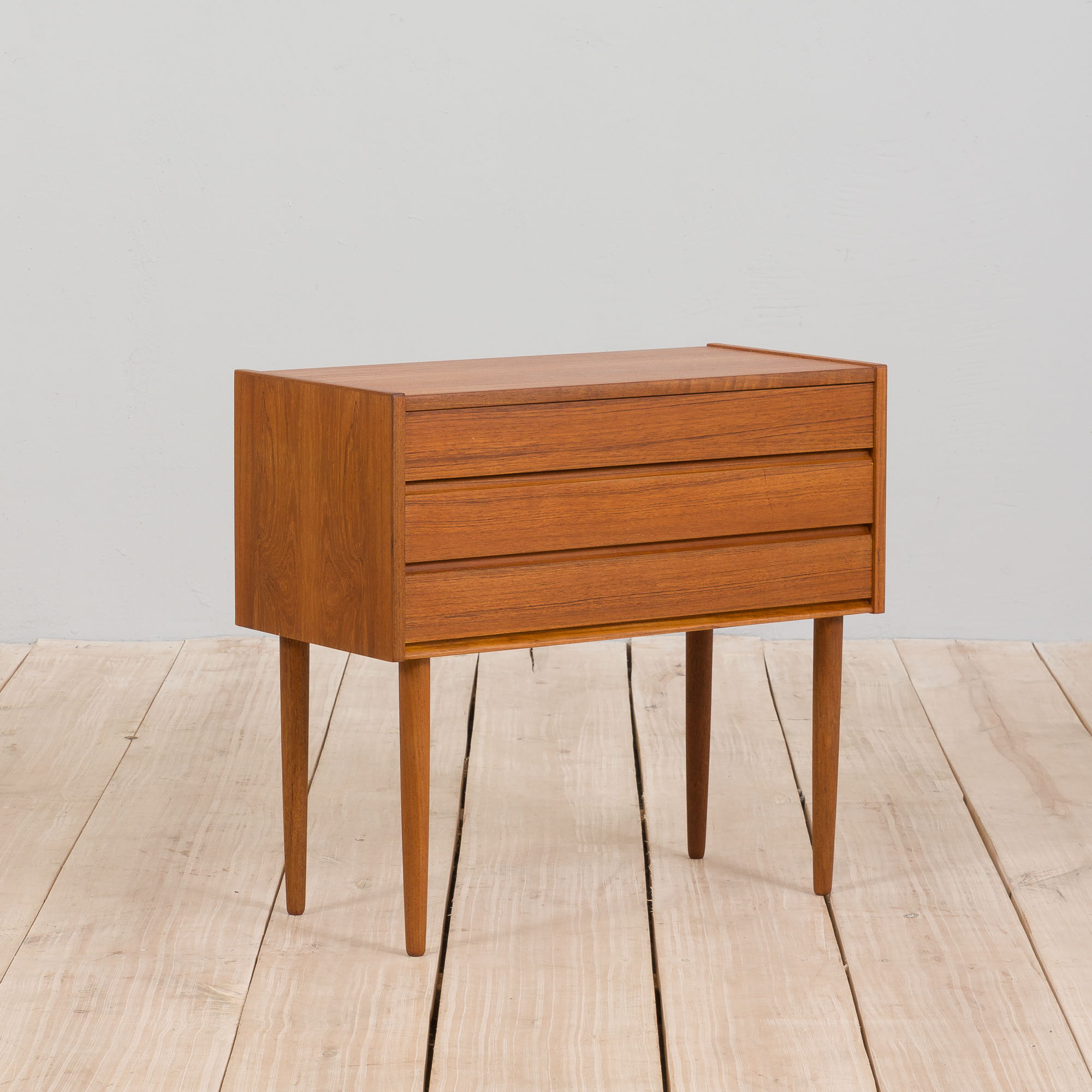 Danish entry chest or teak nightstand dresser, 1970s