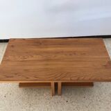 Solid elm coffee table from the 80s