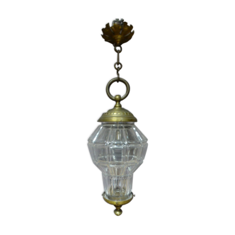 Lantern glass and bronze