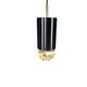 Raak Amsterdam - B 1015 - suspended lamp 'bullet' - aluminium - crystal - 1960s