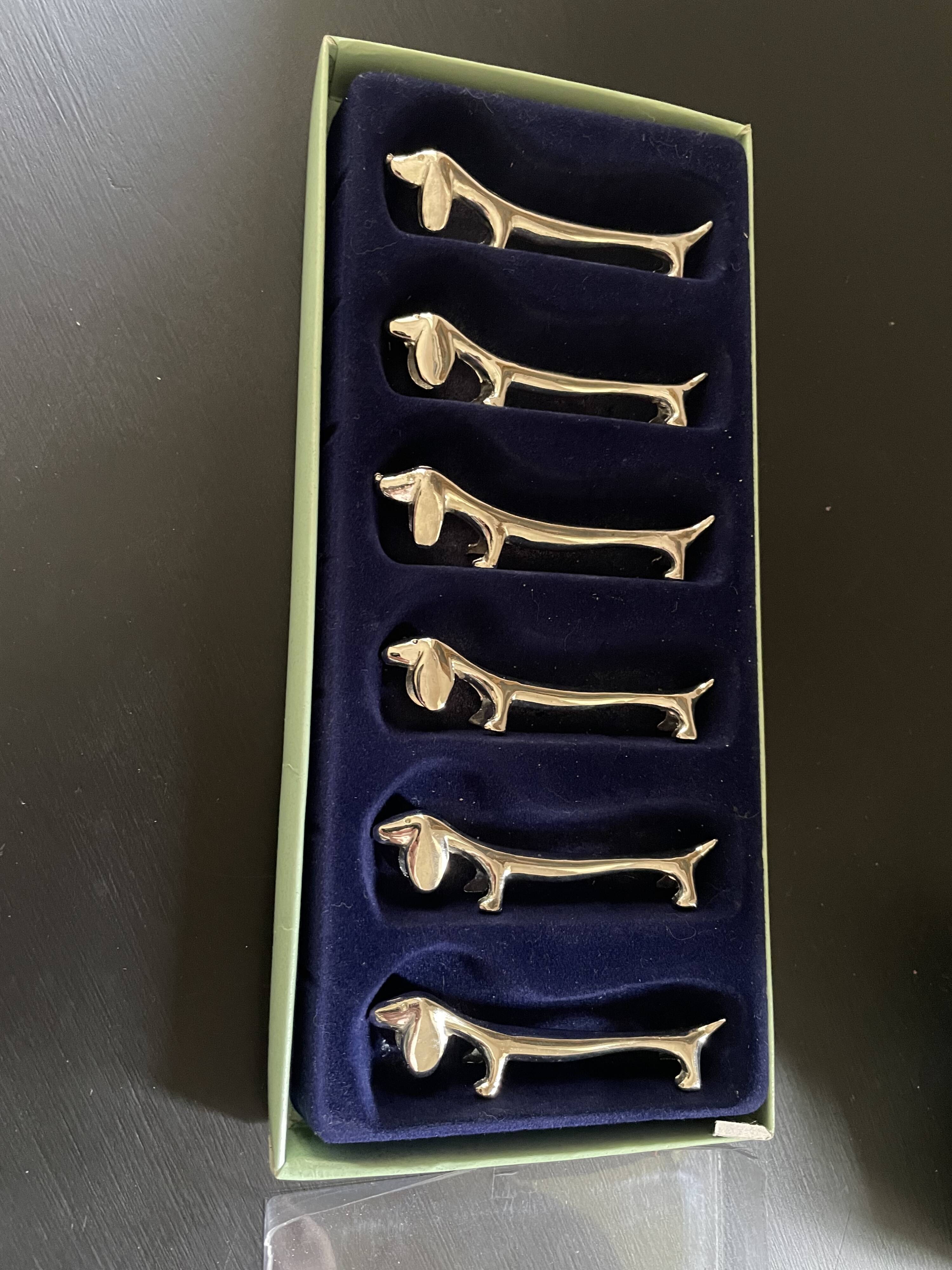 Dachshund knife holder