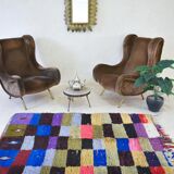 Tapis boucherouite 131x192cm