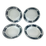 4 Assiettes creuses anciennes Badonviller France
