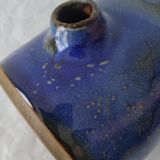 Vinaigrier in blue ceramic signed Couffil