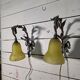 Pair of Louis XVI style bronze wall sconces