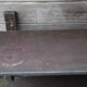 Old workshop wall shelf