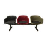 Banquette vintage, par Albert Jacob pour Grosfillex, années 70