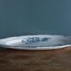 Oval ironstone platter, Clairefontaine, carnation decoration