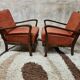 Pair of vintage armchairs year 1950
