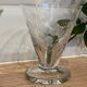 Set de 4 verres à vin blanc en verre gravé
