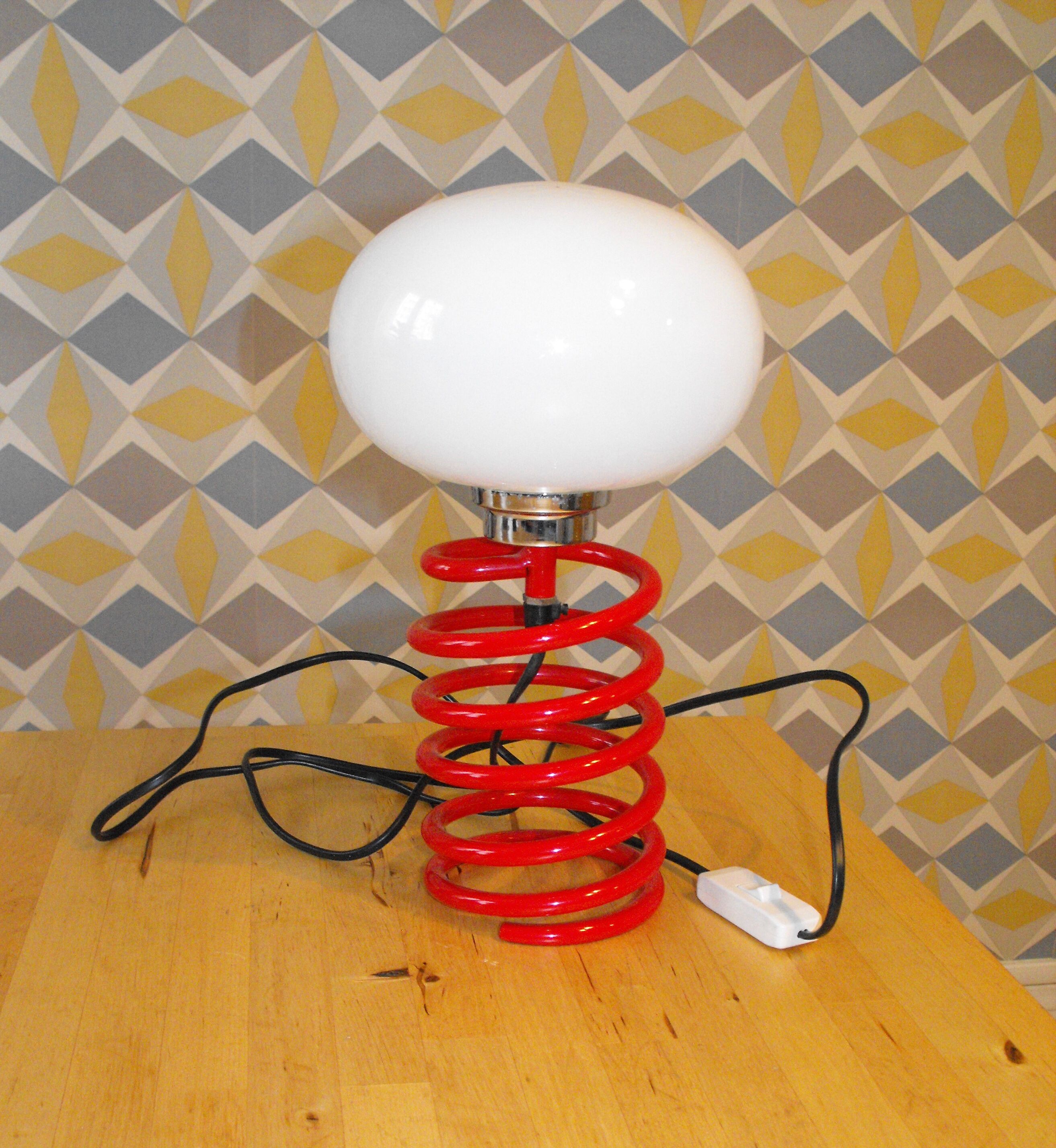 Spring lamp 70s