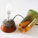 Multicoloured glass paste lamp