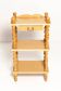Vintage mid-century bedside table, shelf, stand, beech, Europe, 1960s