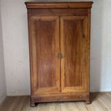 Large Louis Philippe oak wardrobe H: 2m25