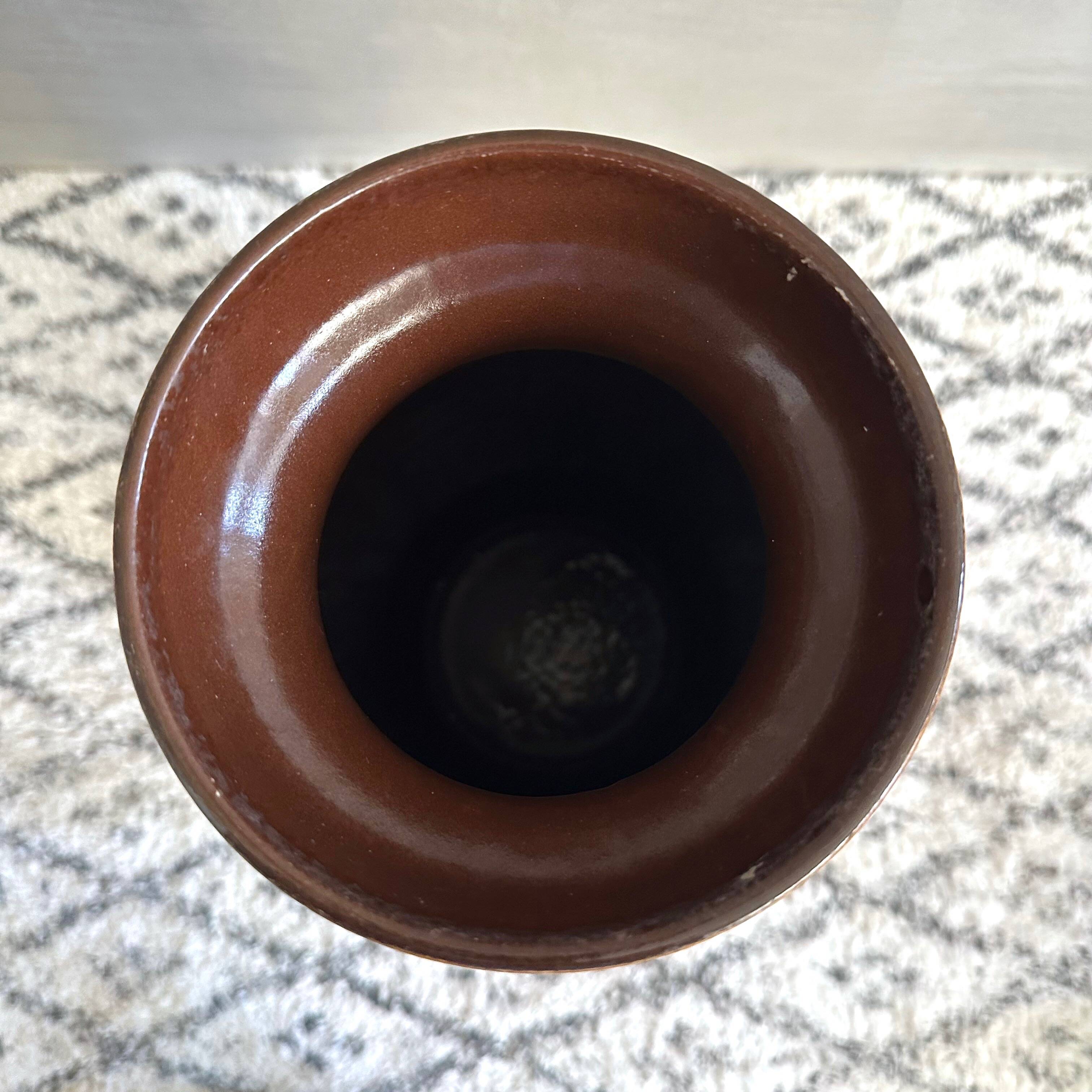 Bay ceramic floor vase 70-45, ceramic vase, West German pottery