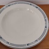 Set of 6 hollow plates Terre de Fer Salins Vauban collection