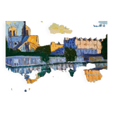 Oil on canvas "Paris Notre-Dame" by Salvatore Verniti, 2012